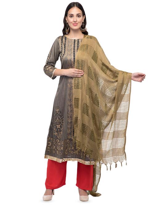 solid plain dupatta - 16694771 - Very Small Image - 1