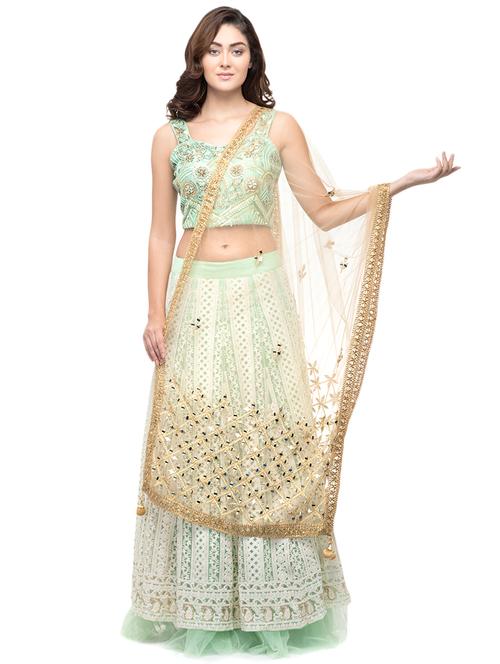 lace detail plain dupatta - 16694818 - Very Small Image - 1