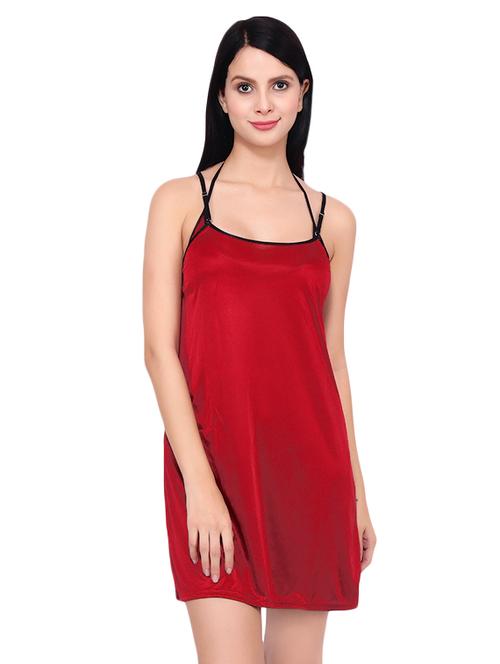 halter neck solid babydoll - 16695032 - Very Small Image - 1