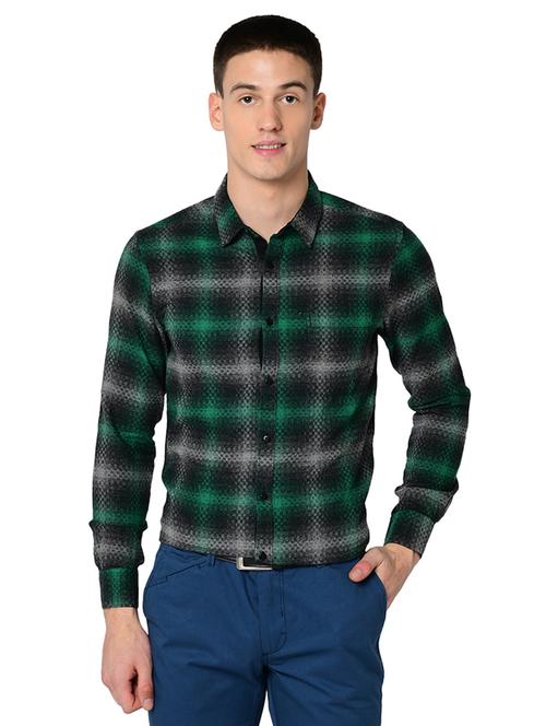 mens checks casual shirt - 16699250 - Very Small Image - 1