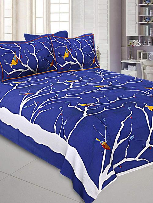 jaipuri printed king size bedsheet - 16699466 - Very Small Image - 1
