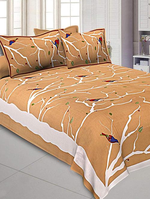 jaipuri printed king size bedsheet - 16699467 - Very Small Image - 1