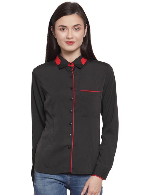 long sleeved solid shirt - 16700675 - Very Small Image - 1