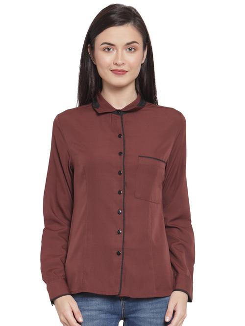 long sleeved solid shirt - 16700676 - Very Small Image - 1