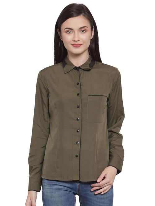 long sleeved solid shirt - 16700679 - Very Small Image - 1