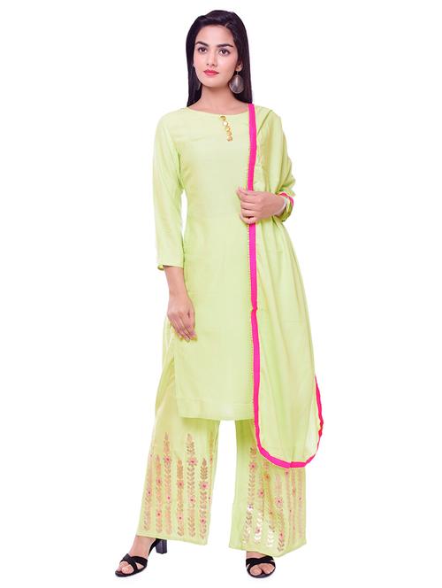 solid straight kurta - 16700814 - Very Small Image - 1