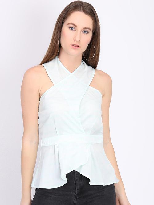 halter neck a-line top - 16701275 - Very Small Image - 1