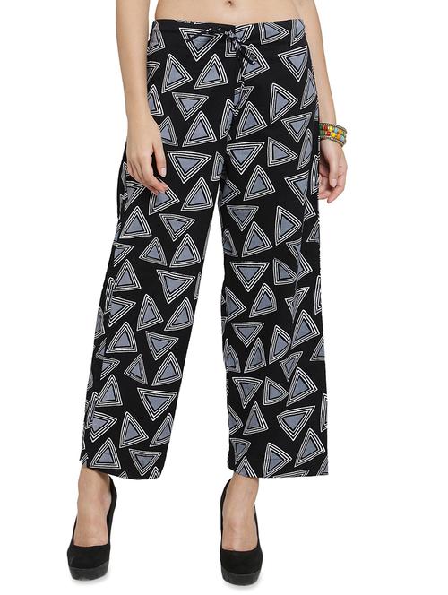 high rise abstract trouser - 16702664 - Very Small Image - 1