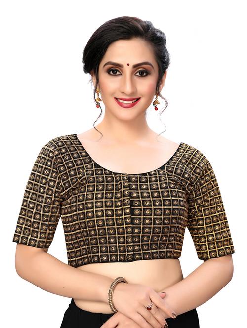 solid embroidered blouse - 16703398 - Very Small Image - 1