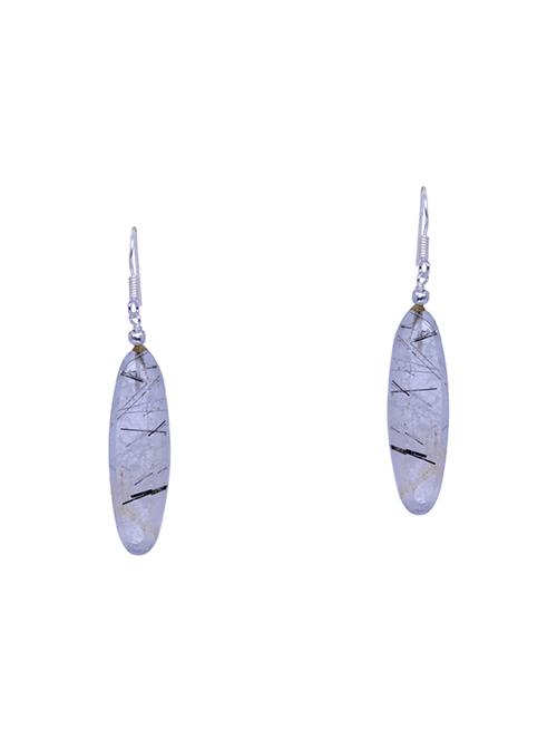 silver drop earring - 16703912 - Very Small Image - 1