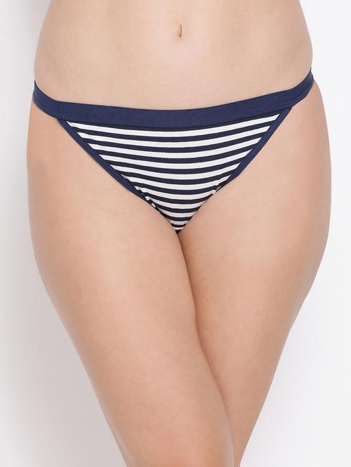 low rise striped bikini panty - 16704645 - Very Small Image - 1