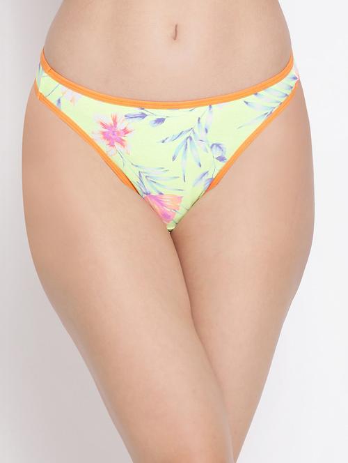 low rise floral thongs panty - 16704668 - Very Small Image - 1