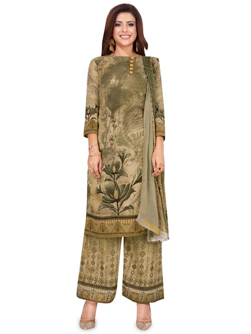 floral unstitched suit - 16705633 - Very Small Image - 1