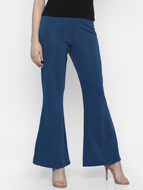 high rise solid wide leg trouser - 16709333 - Very Small Image - 1