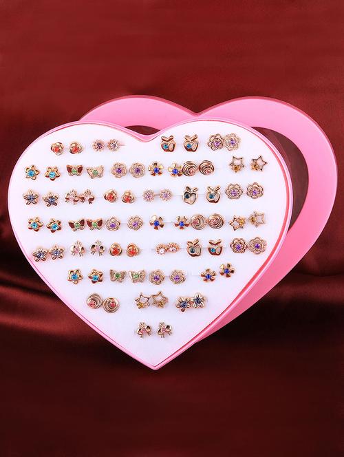 multi colored brass combo's. earring - 16710453 - Very Small Image - 1