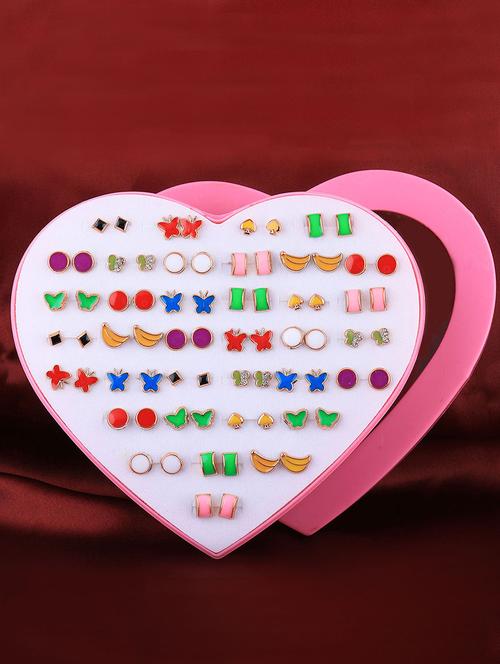 multi colored brass combo's. earring - 16710461 - Very Small Image - 1