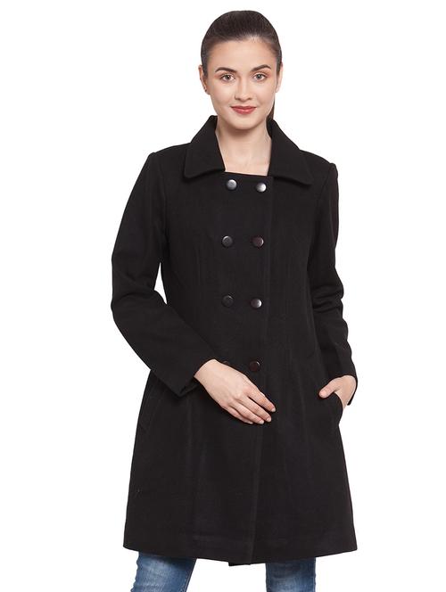 shirt collar trench/overcoat coat - 16711906 - Very Small Image - 1