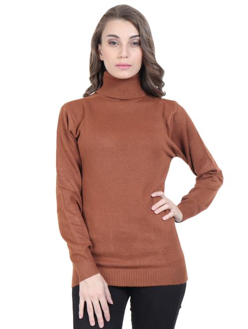 turtle neck solid pullover - 16712006 - Very Small Image - 1