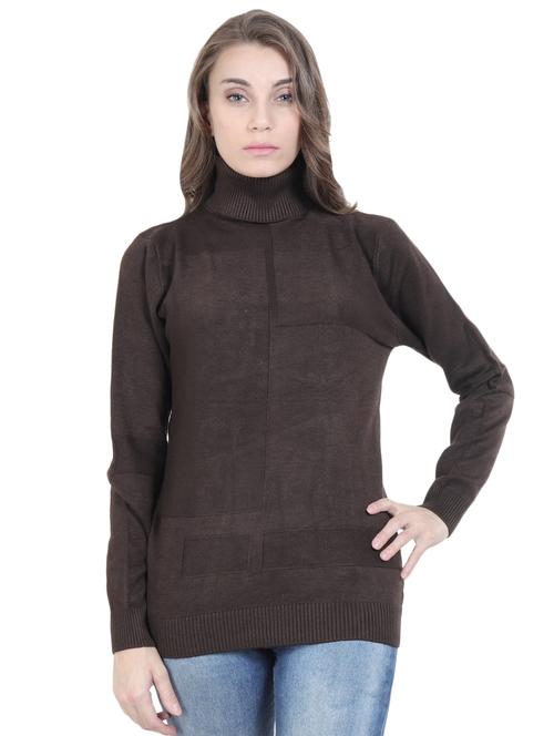 turtle neck solid pullover - 16712009 - Very Small Image - 1