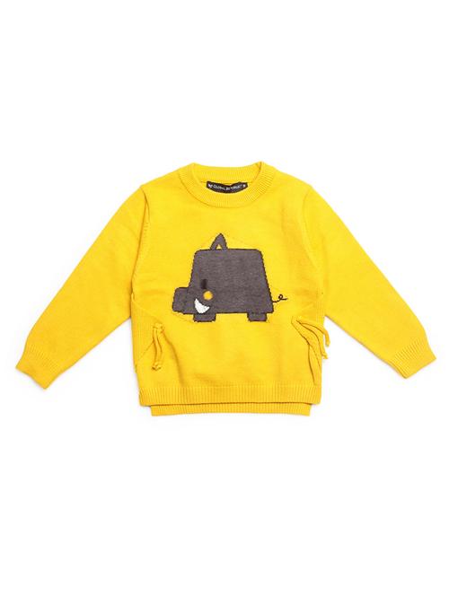 yellow acrylic sweater - 16712067 - Very Small Image - 1