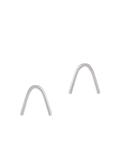 silver studs earring - 16712235 - Very Small Image - 1