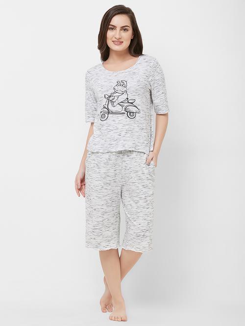 round neck quirky capri set - 16713048 - Very Small Image - 1