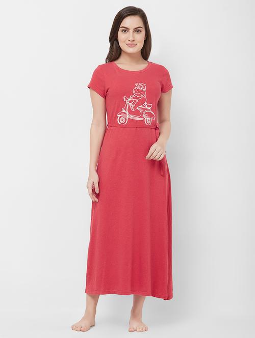 tie front quirky nighty - 16713051 - Very Small Image - 1