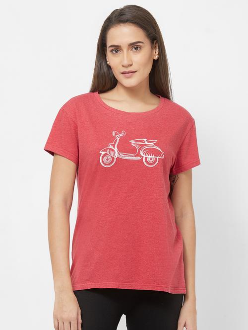 round neck quirky tee - 16713057 - Very Small Image - 1