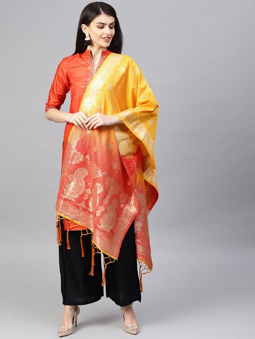 ombre banarasi dupatta - 16714097 - Very Small Image - 1