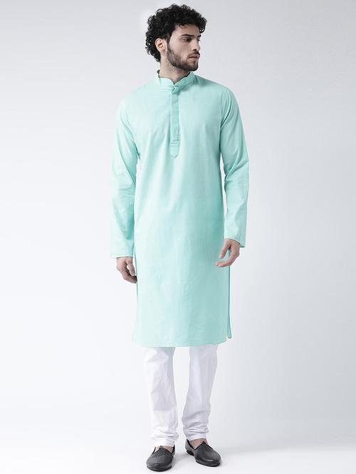 green solid long kurta - 16717081 - Very Small Image - 1