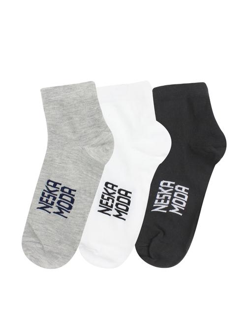 multi colored cotton socks - 16717800 - Very Small Image - 1
