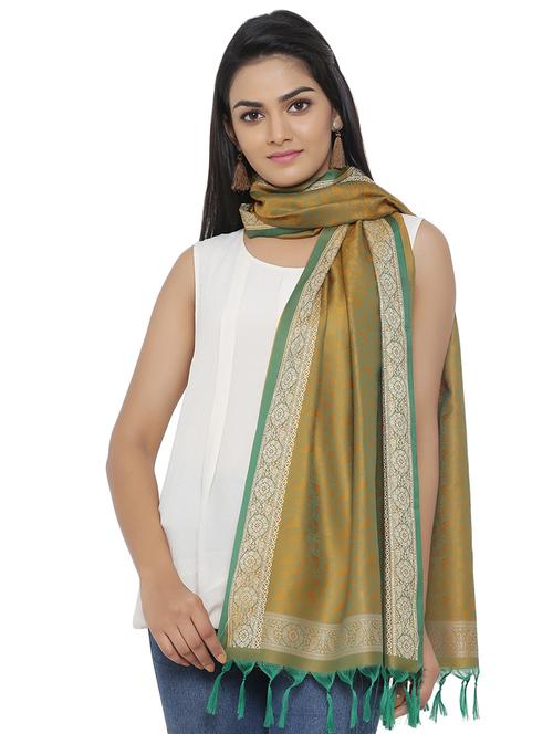 yellow polyester stole - 16718838 - Very Small Image - 1