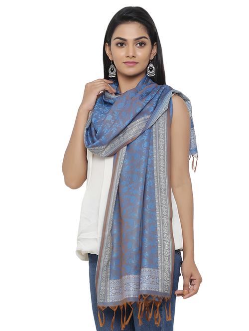 light blue polyester stole - 16718860 - Very Small Image - 1