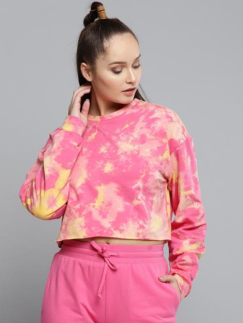 long sleeved tie & dye sweatshirt - 16719619 - Very Small Image - 1