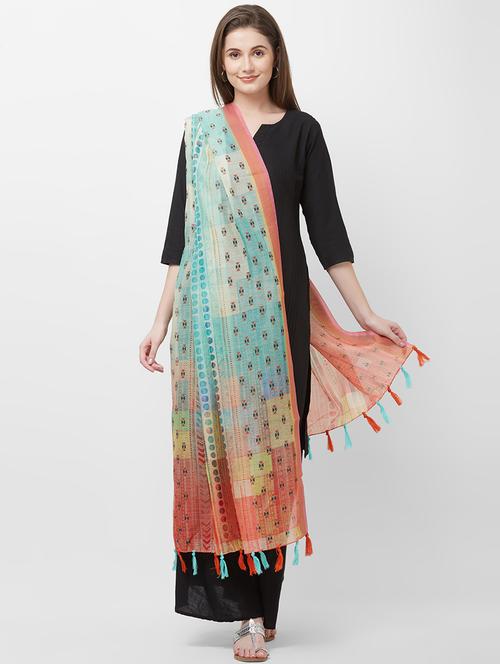 geometric printed dupatta - 16720398 - Very Small Image - 1
