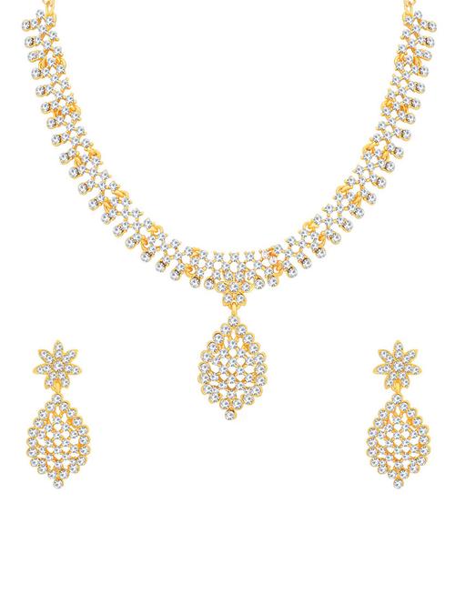 silver metal necklaces and earring - 16722541 - Very Small Image - 1