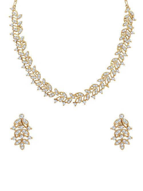 white metal necklaces and earring - 16722560 - Very Small Image - 1