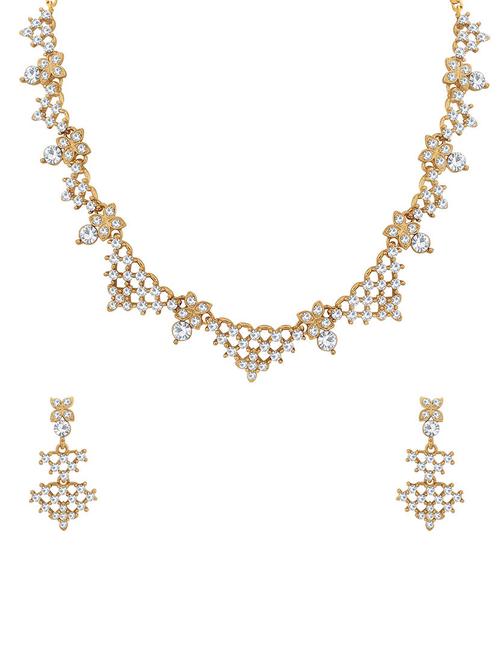 silver metal necklaces and earring - 16722598 - Very Small Image - 1
