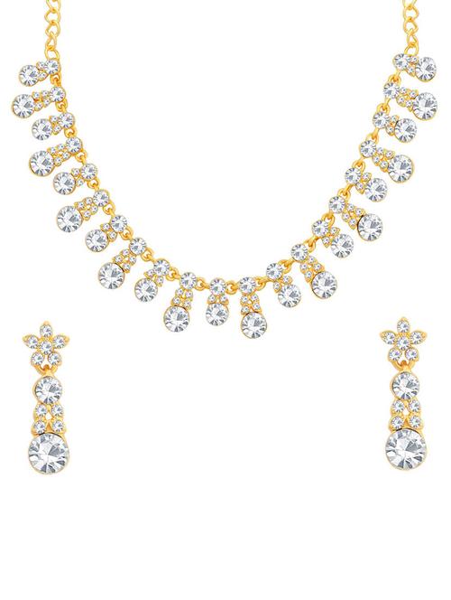silver metal necklaces and earring - 16722614 - Very Small Image - 1