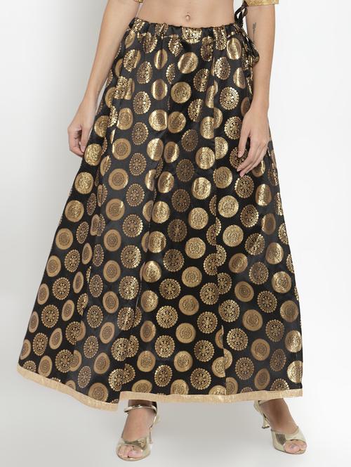 self design long skirt - 16724883 - Very Small Image - 1