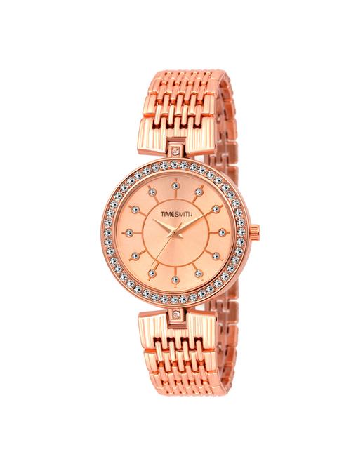 timesmith gold dial gold stainless steel strap analog watch for women tsc-046ktd1 - 16724967 - Very Small Image - 1