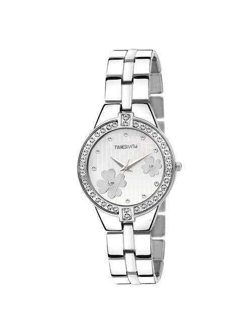 timesmith white dial silver stainless steel strap analog watch for women tsc-053ktd1 - 16724974 - Very Small Image - 1