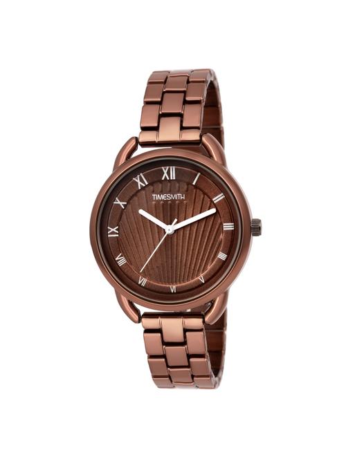 timesmith brown dial brown stainless steel strap analog watch for women tsc-058ktd1 - 16724979 - Very Small Image - 1