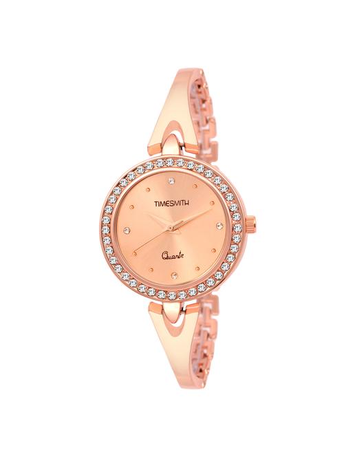 timesmith gold dial gold stainless steel strap analog watch for women tsc-061ktd1 - 16724982 - Very Small Image - 1