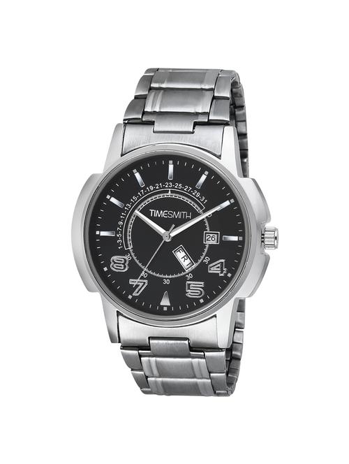 timesmith white dial silver stainless steel analog watch for men tsc-041ktd1 - 16725180 - Very Small Image - 1