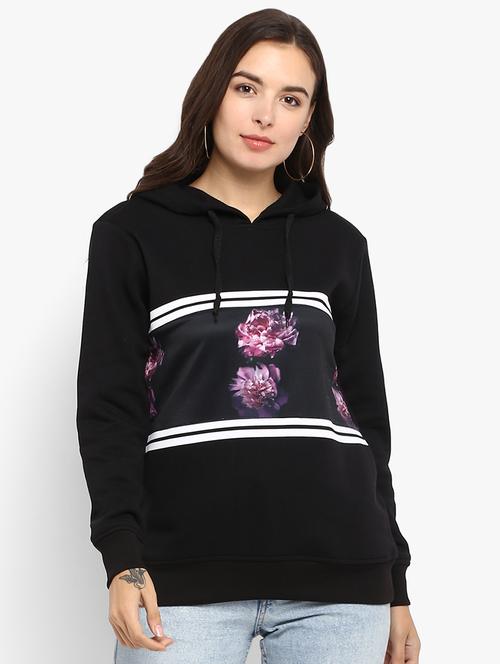 hooded neck graphic sweatshirt - 16726876 - Very Small Image - 1