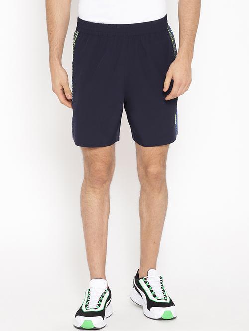 navy blue side striped shorts - 16726972 - Very Small Image - 1
