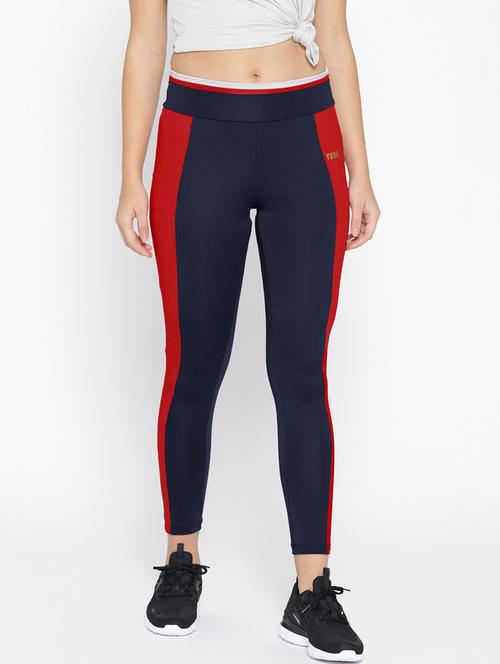 color block high rise track pant - 16726998 - Very Small Image - 1