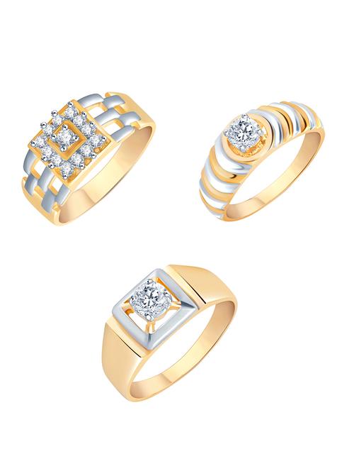 gold metal combo ring - 16727944 - Very Small Image - 1