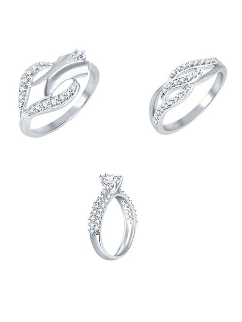 silver metal combo ring - 16727954 - Very Small Image - 1